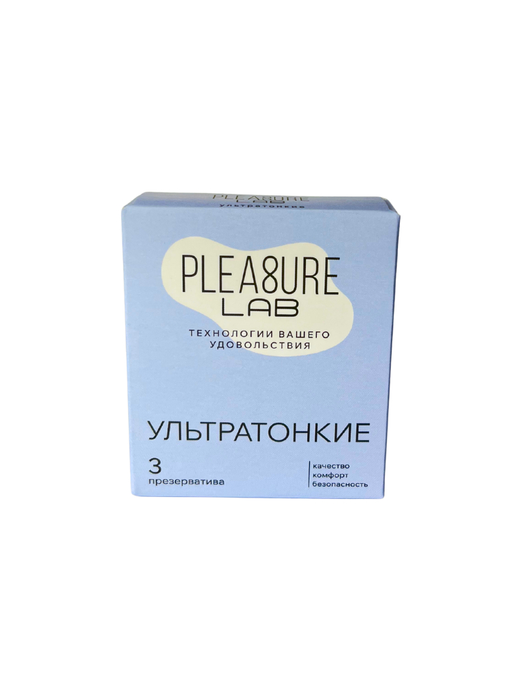 картинка Презервативы ультратонкие Pleasure Lab 3 шт 6681lab от магазина Компания+