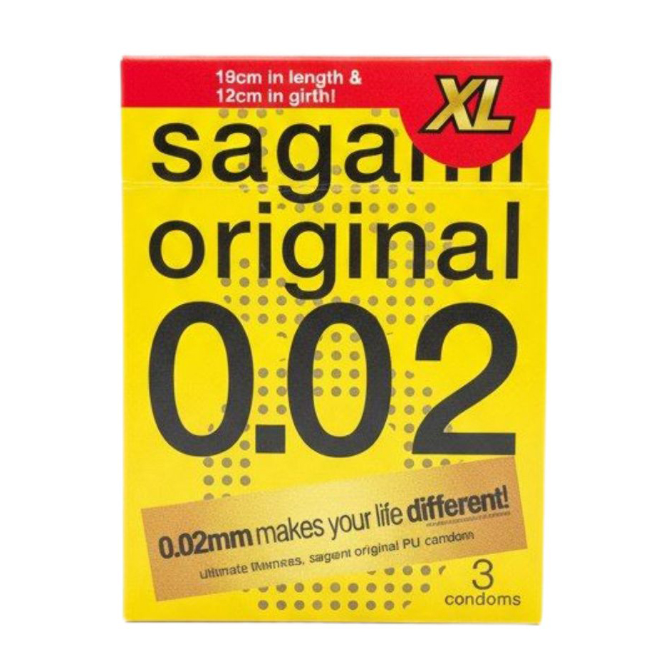 картинка Презервативы Sagami Original 002 Extra Large полиуретановые, увеличенного размера, 3 шт от магазина Компания+