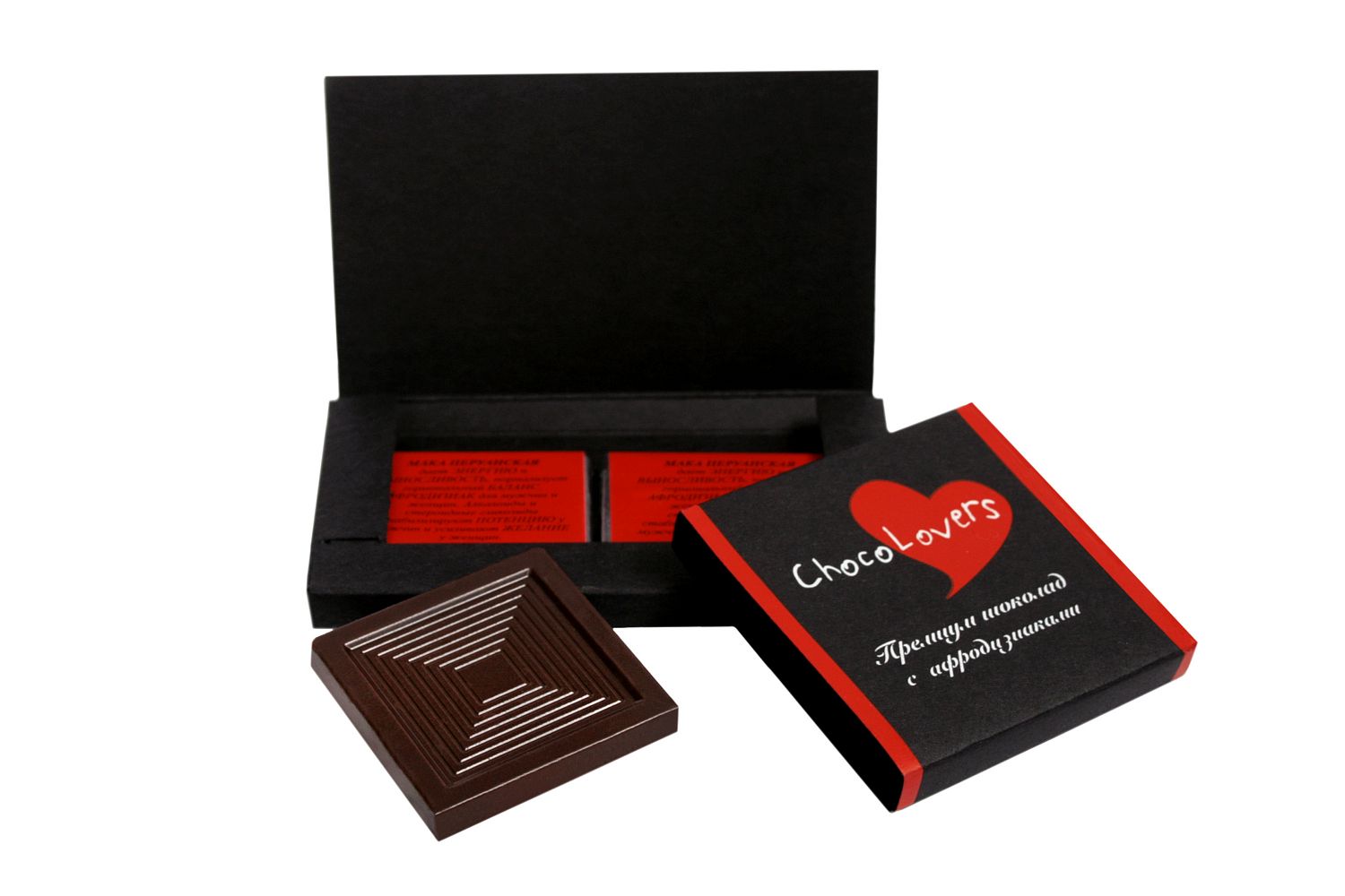 картинка Шоколад с афродизиаками ChocoLovers 20г от магазина Компания+
